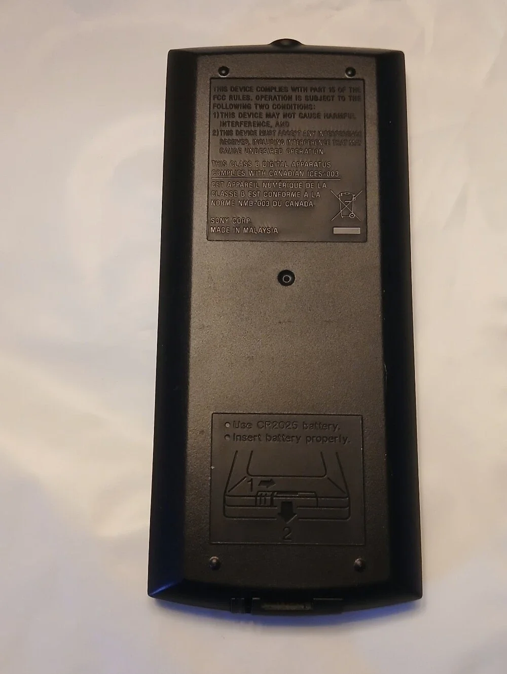 Sony RMT-D191 OEM Infraree Remote Control